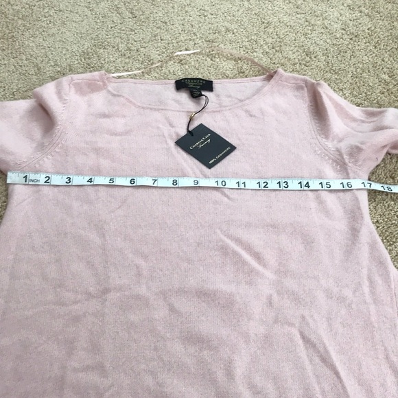 NWT! CHARTER CLUB size XS cashmere sweater - Picture 6 of 8